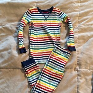 Primary Rainbow Striped Kids Pajamas